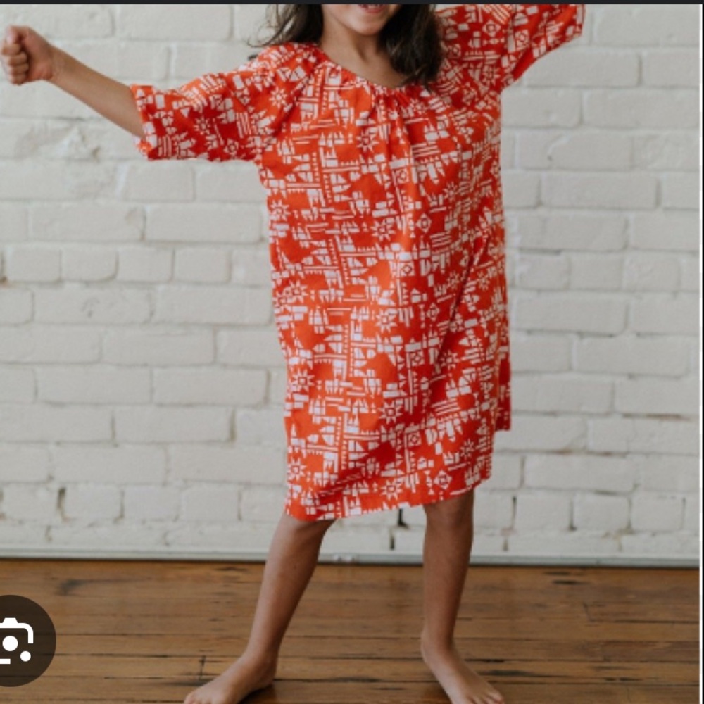 La Paloma Girl's Geometric Patterned Dress